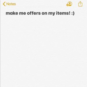 feel free to make me an offer on any of my items